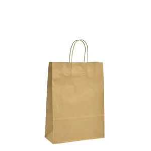 Retail Takeaway Kraft Twisted Handle Paper Bag - Medium H350