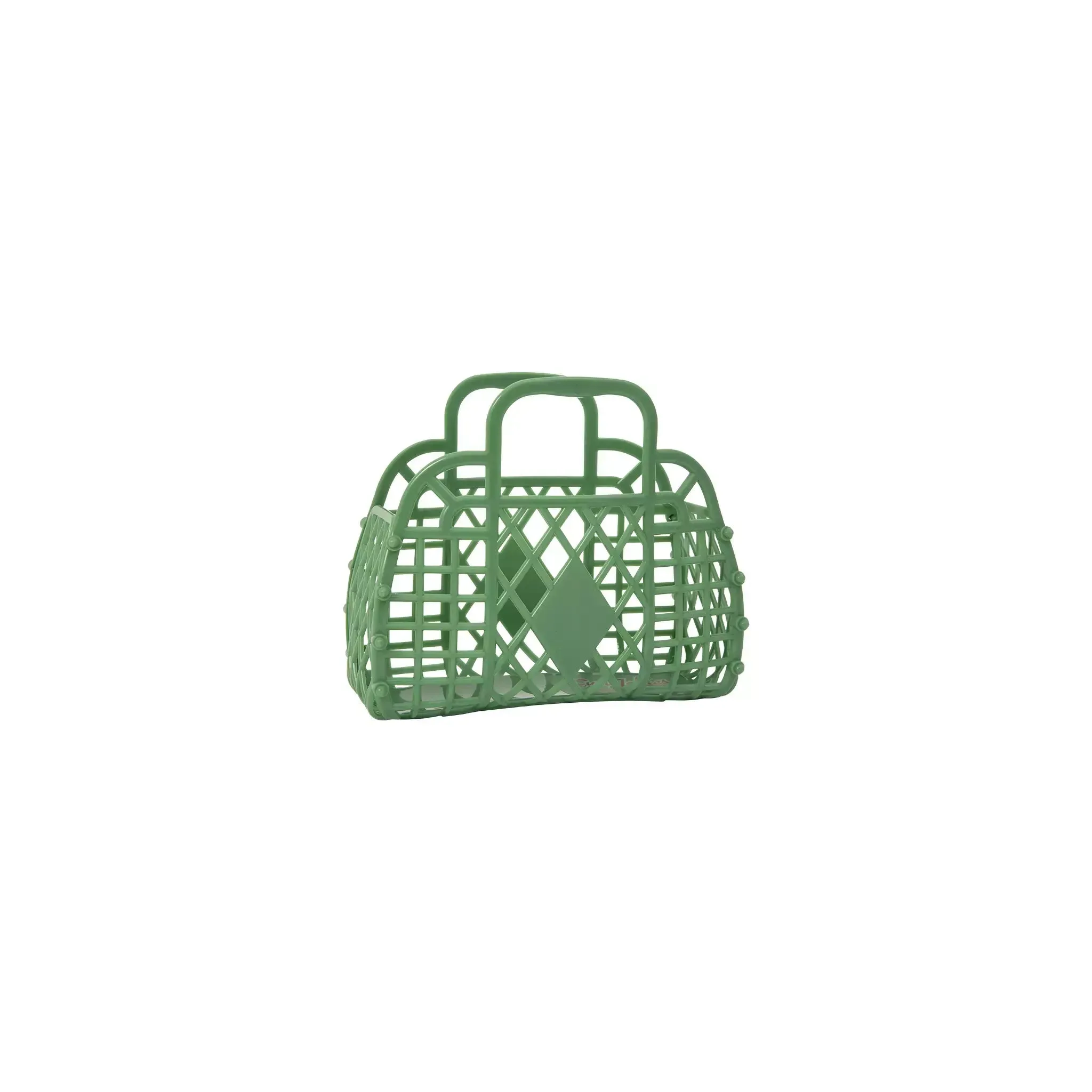 Retro Basket Jelly Bag - Mini Olive