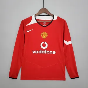 Retro M-U long sleeve 04/06 home S-XXL