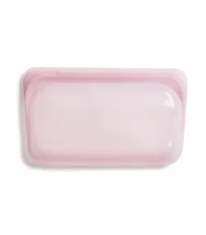 Reusable Silicone Snack Bag - Rose Quartz