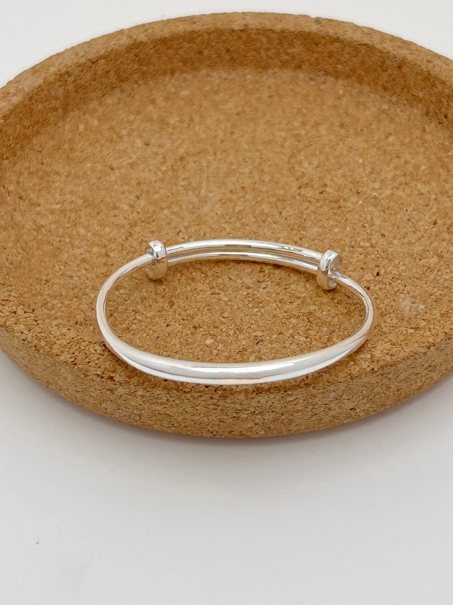 S990 光面宝宝手镯 S990 Rounded Plain Baby Bangle