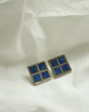 Silver x Sodalite Earrings