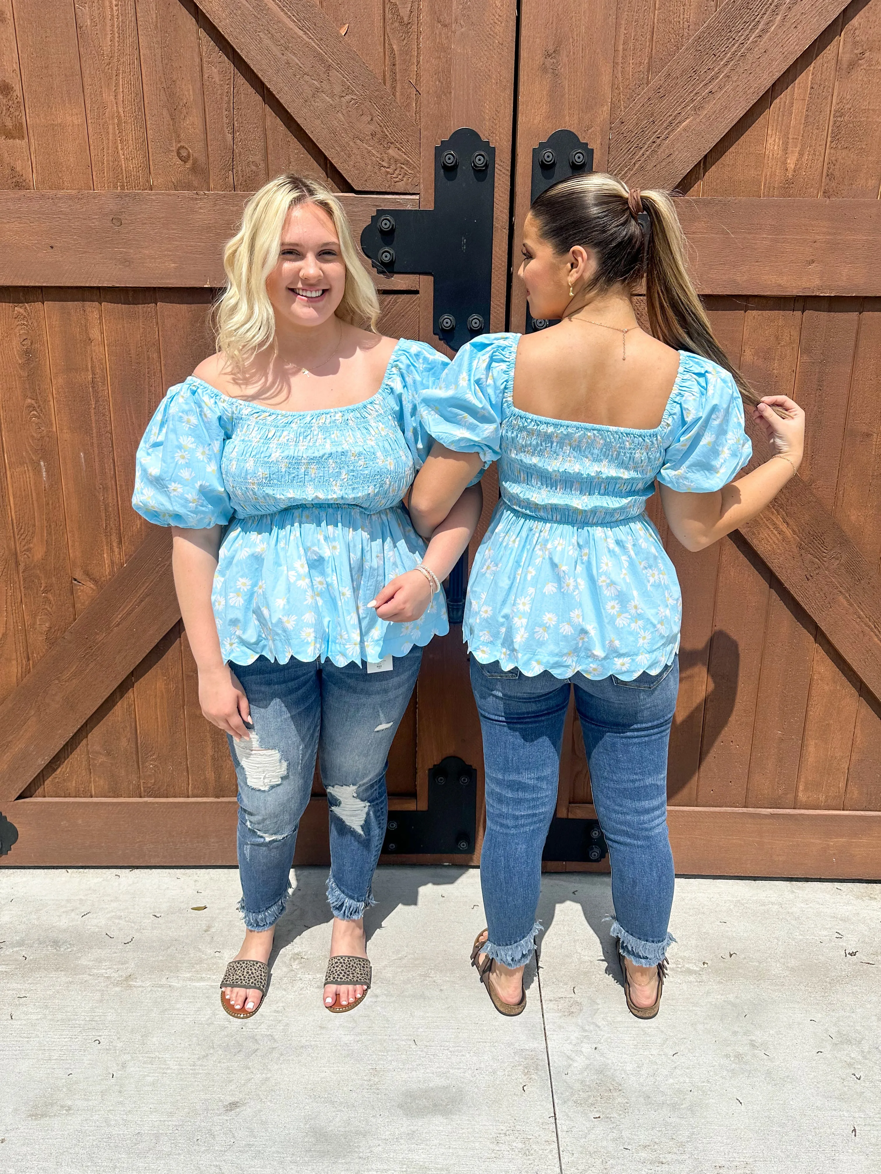 Simply Southern Floral Blouse