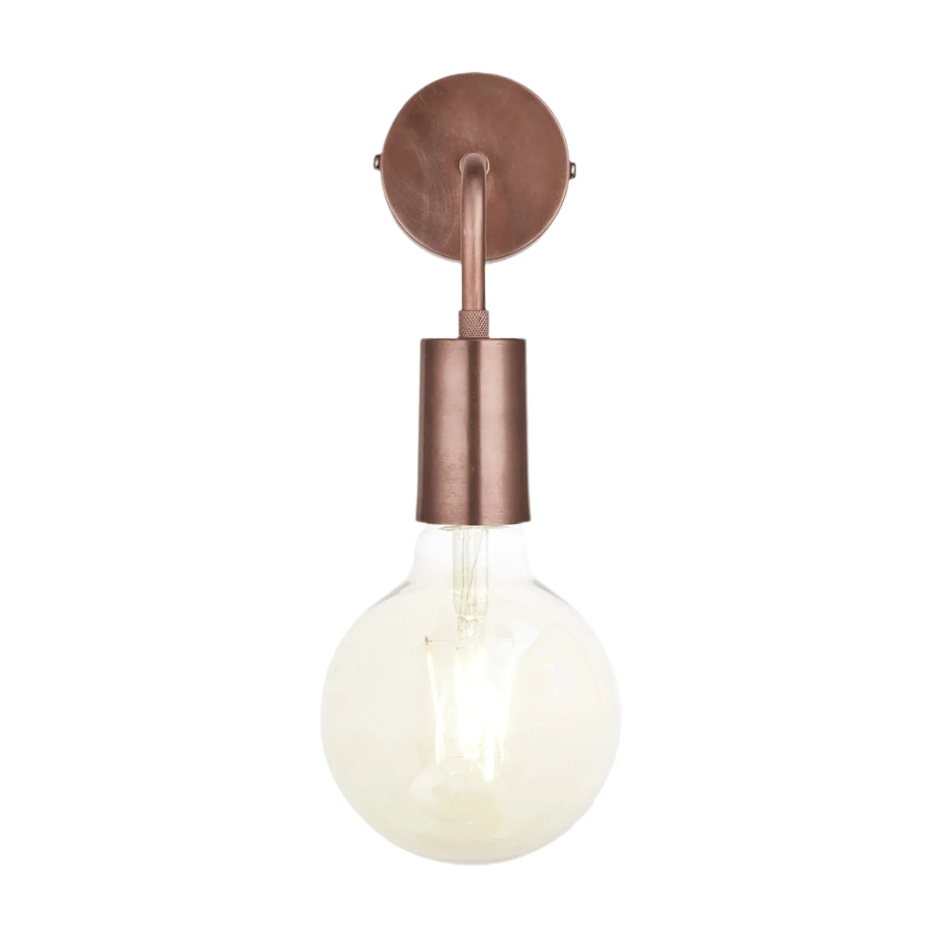 Sleek Edison Wall Light - Copper