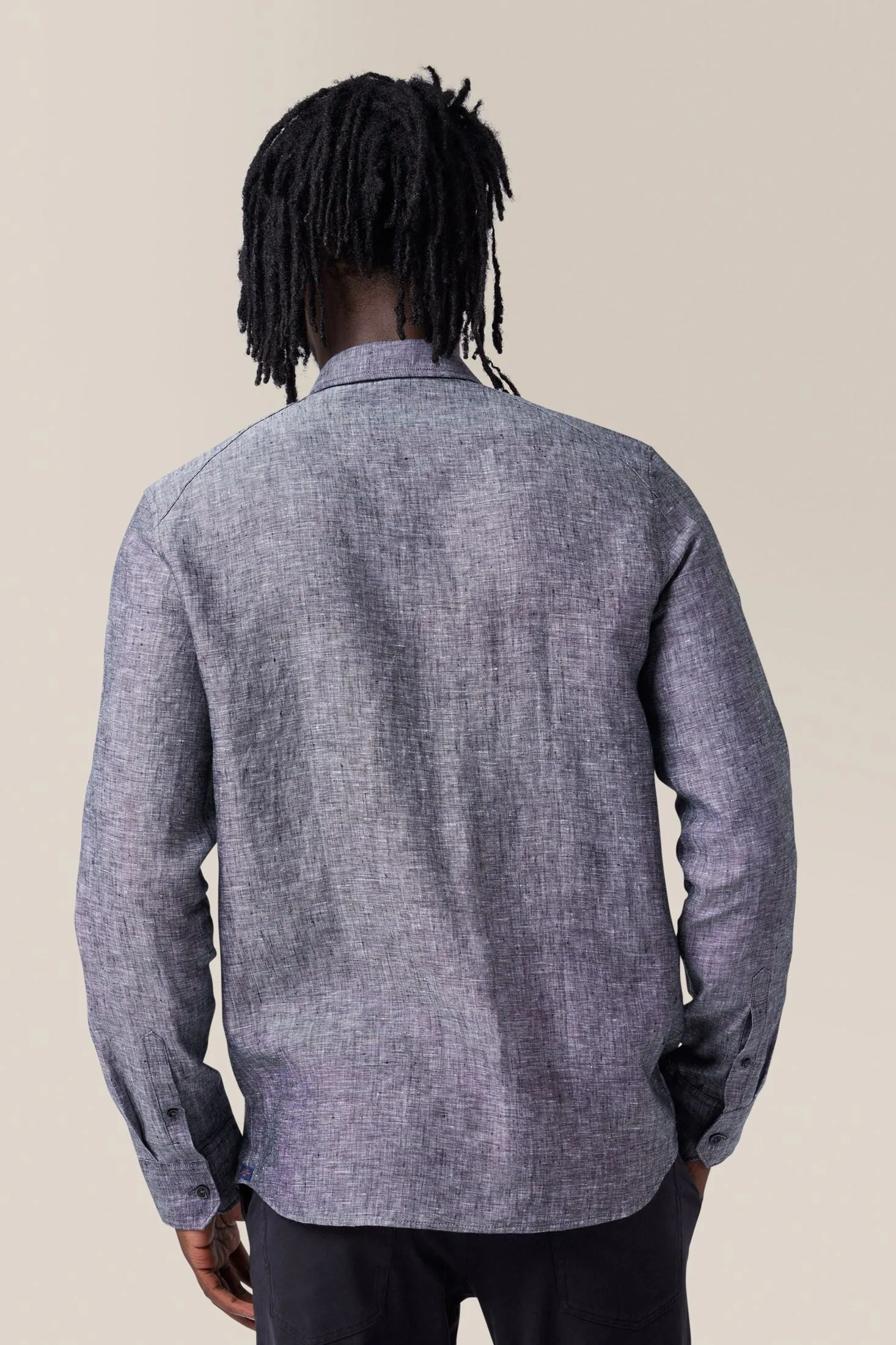 Sleek Shirt | Linen Chambray