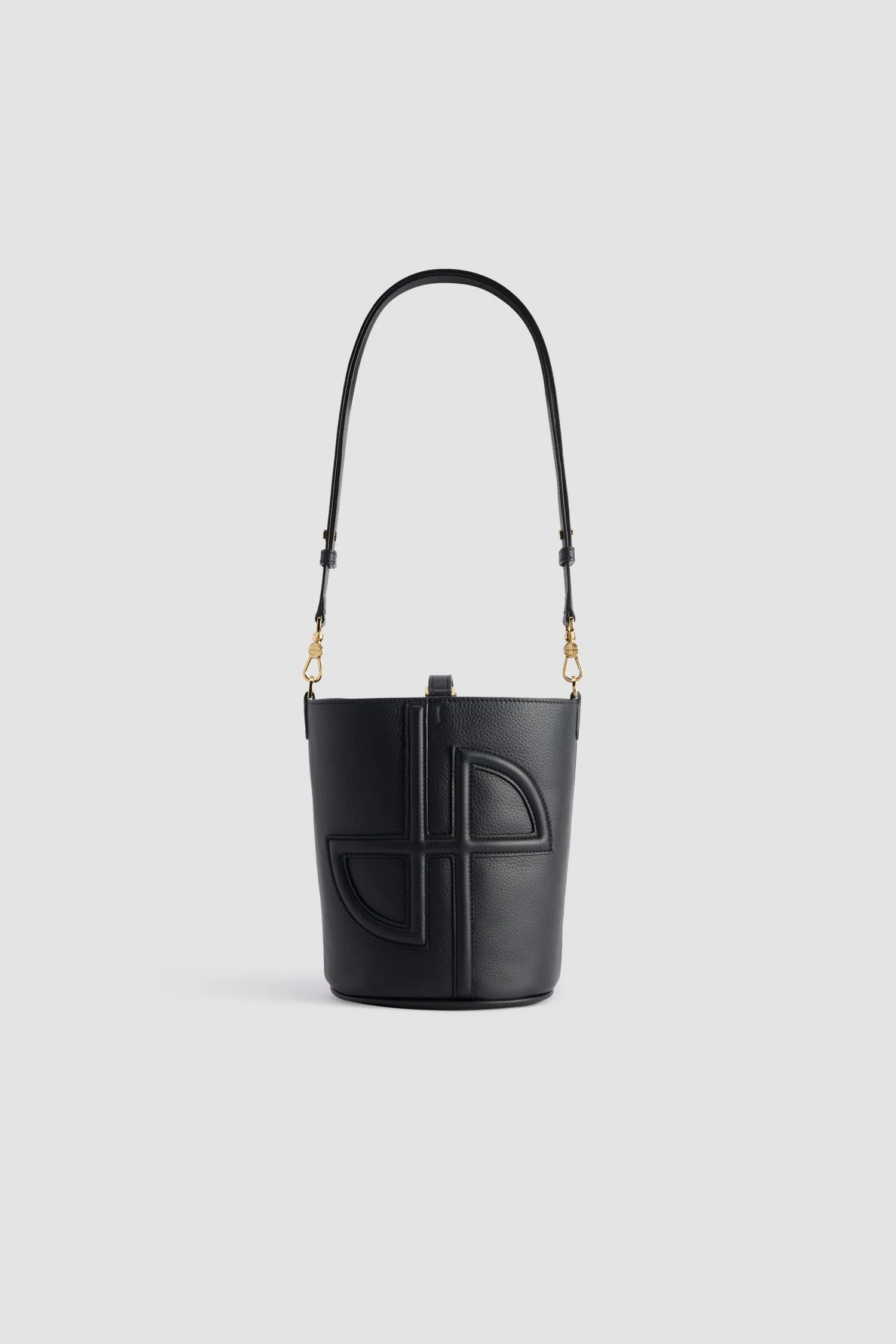 Small JP bucket bag in leather