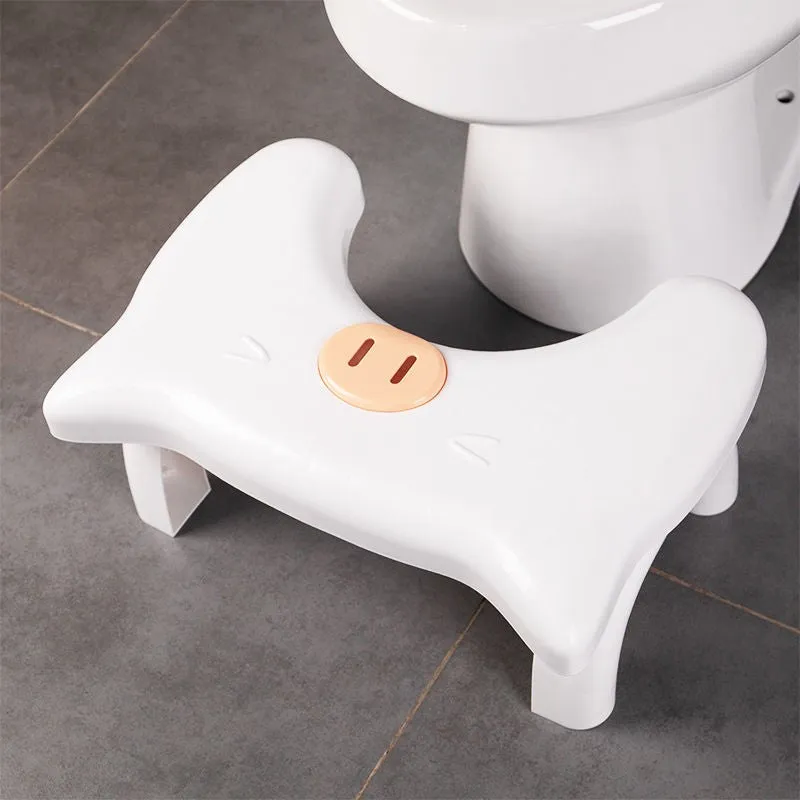 Squatting Foot Stool Foldable Portable Toilet Stool with Motion Sensor