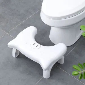 Squatting Foot Stool Foldable Portable Toilet Stool with Motion Sensor