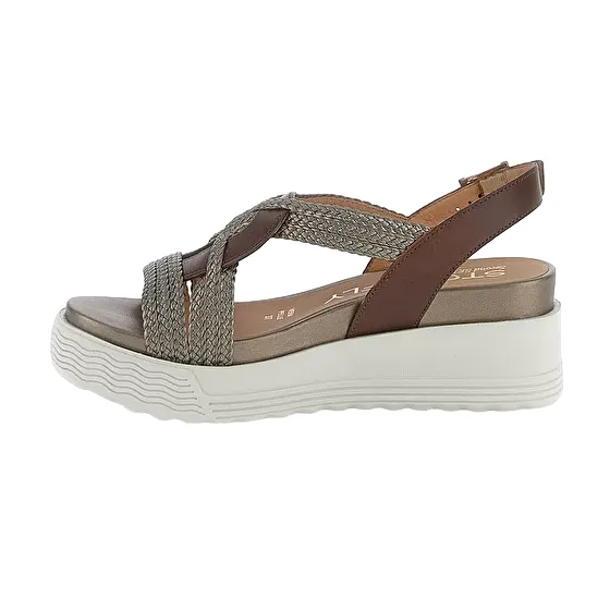 Stonefly sandalo casual da donna Parky 24 220895 CGZ marrone-castagno