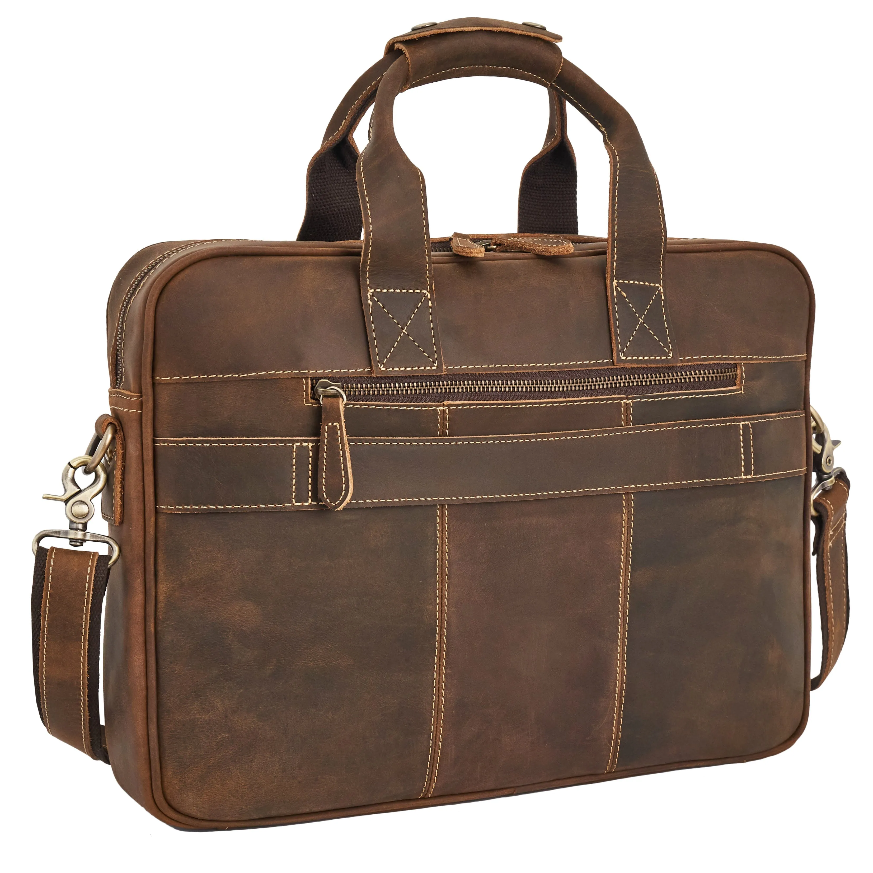 The Executive Leather Laptop Bag