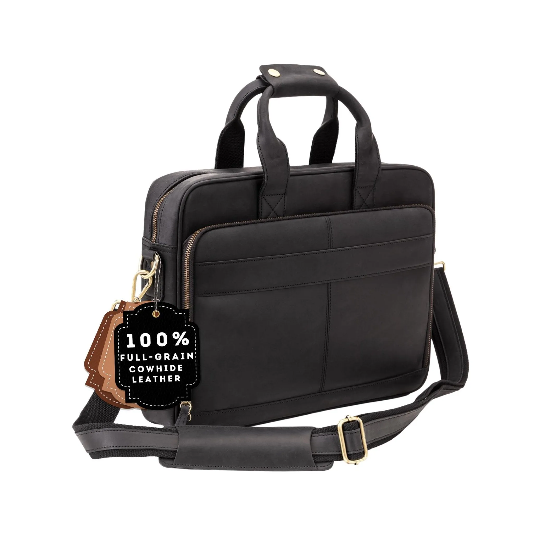 The Executive Leather Laptop Bag