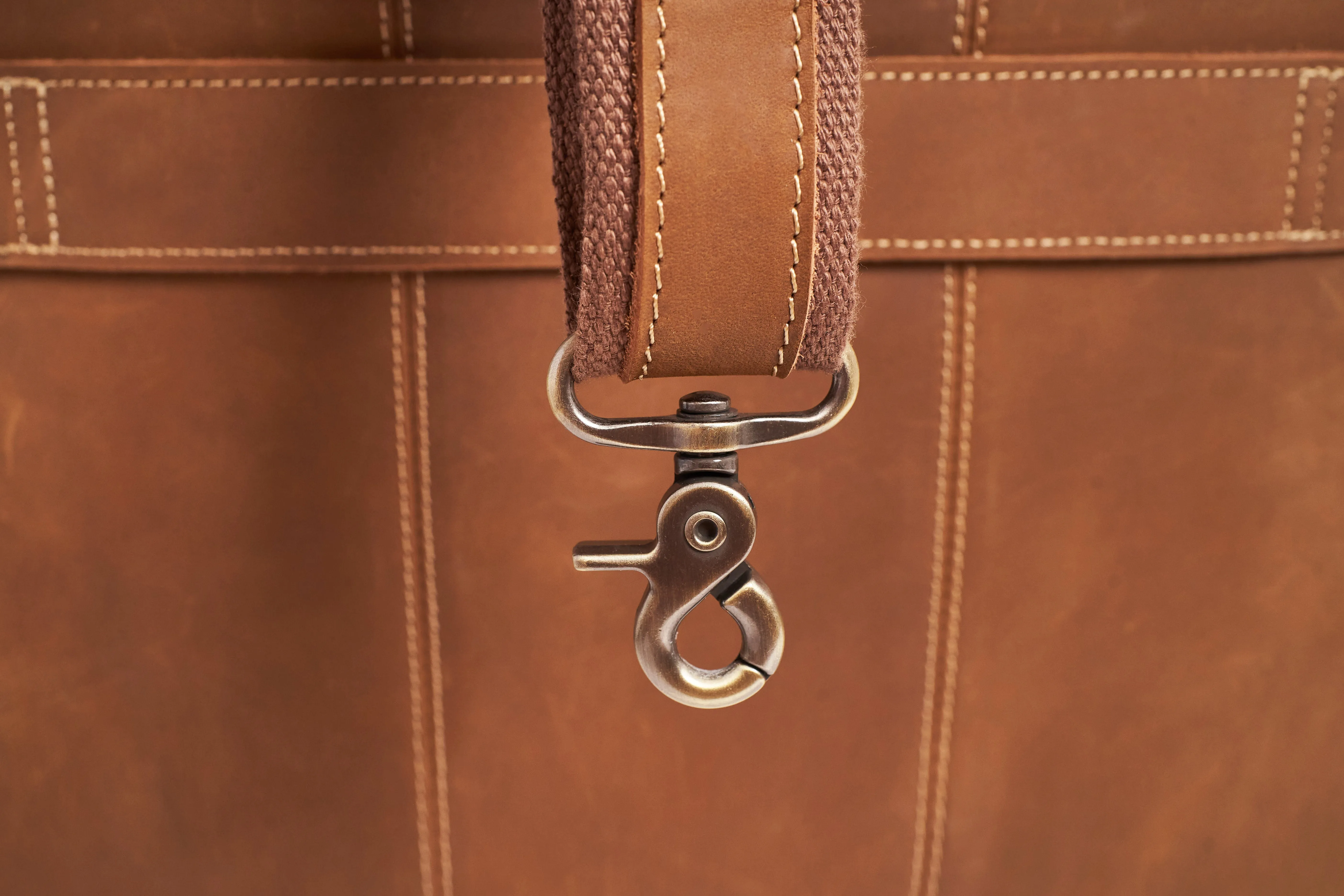 The Executive Leather Laptop Bag