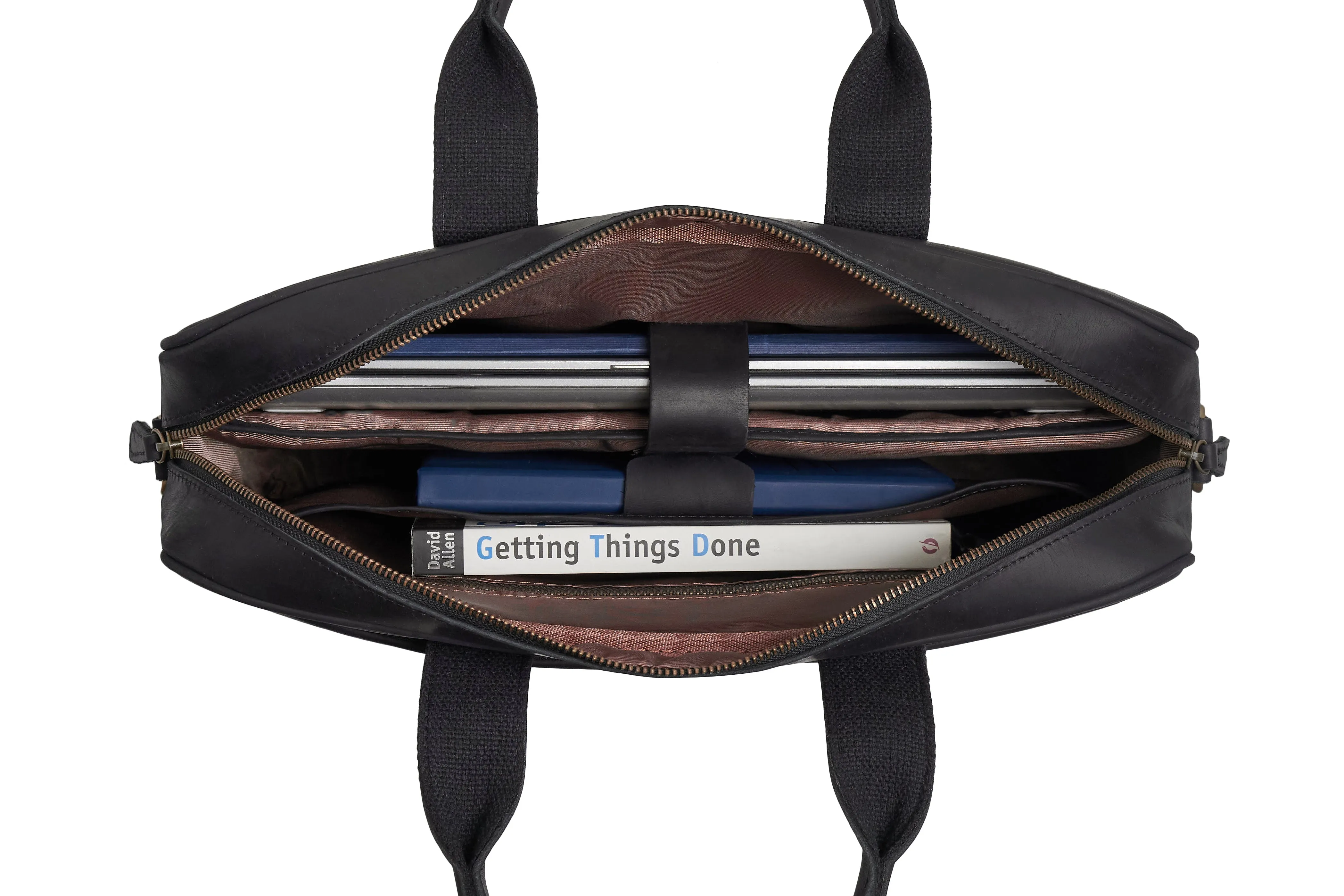 The Executive Leather Laptop Bag