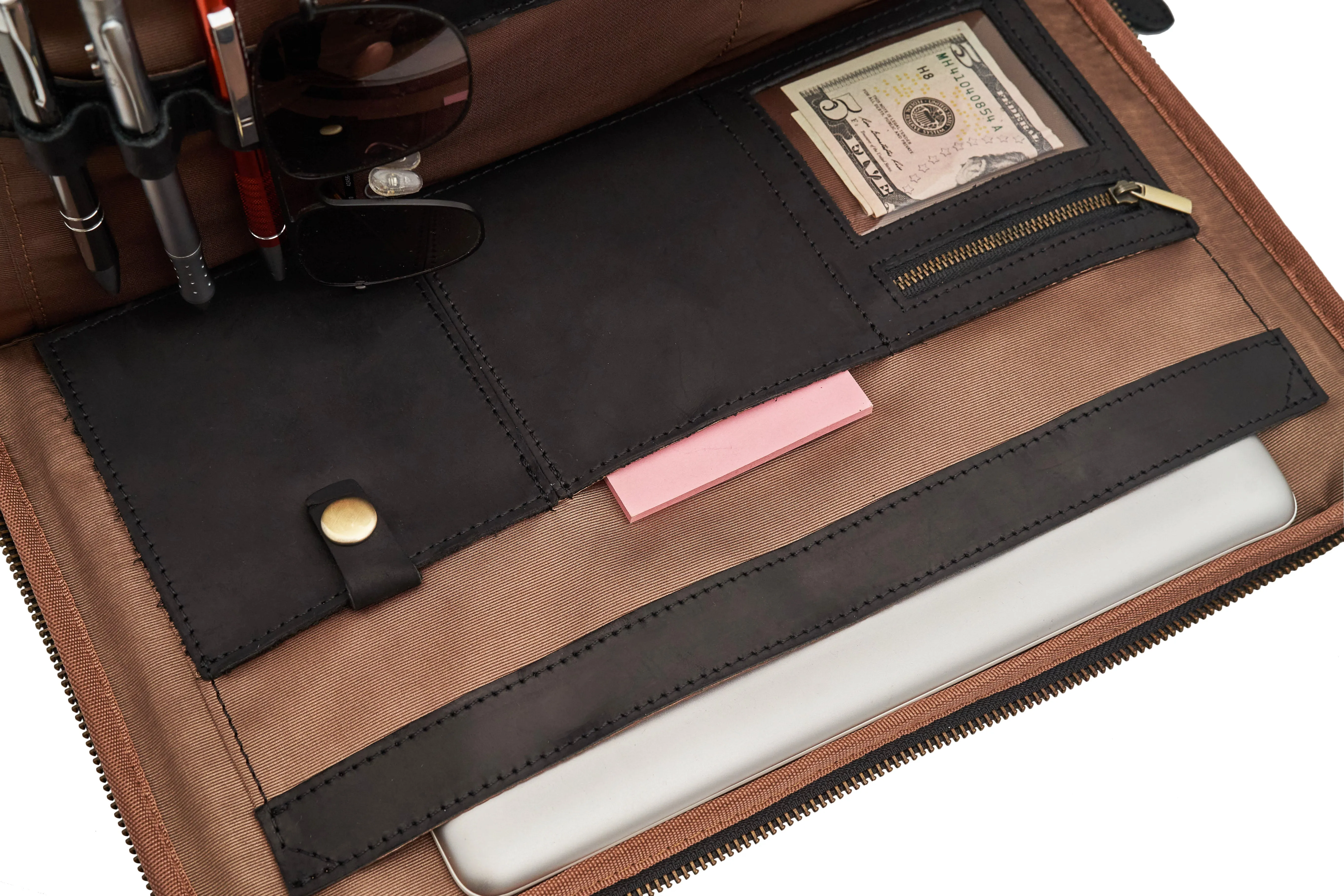 The Executive Leather Laptop Bag