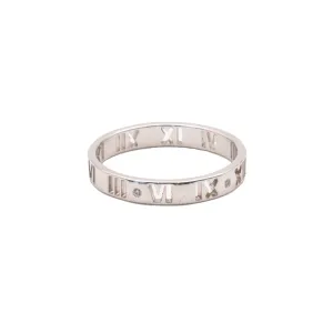 Tiffany & Co. Atlas Pierce Ring White Gold