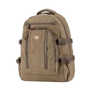 Troop London TRP0257 Classic Large Laptop Backpack in Brown