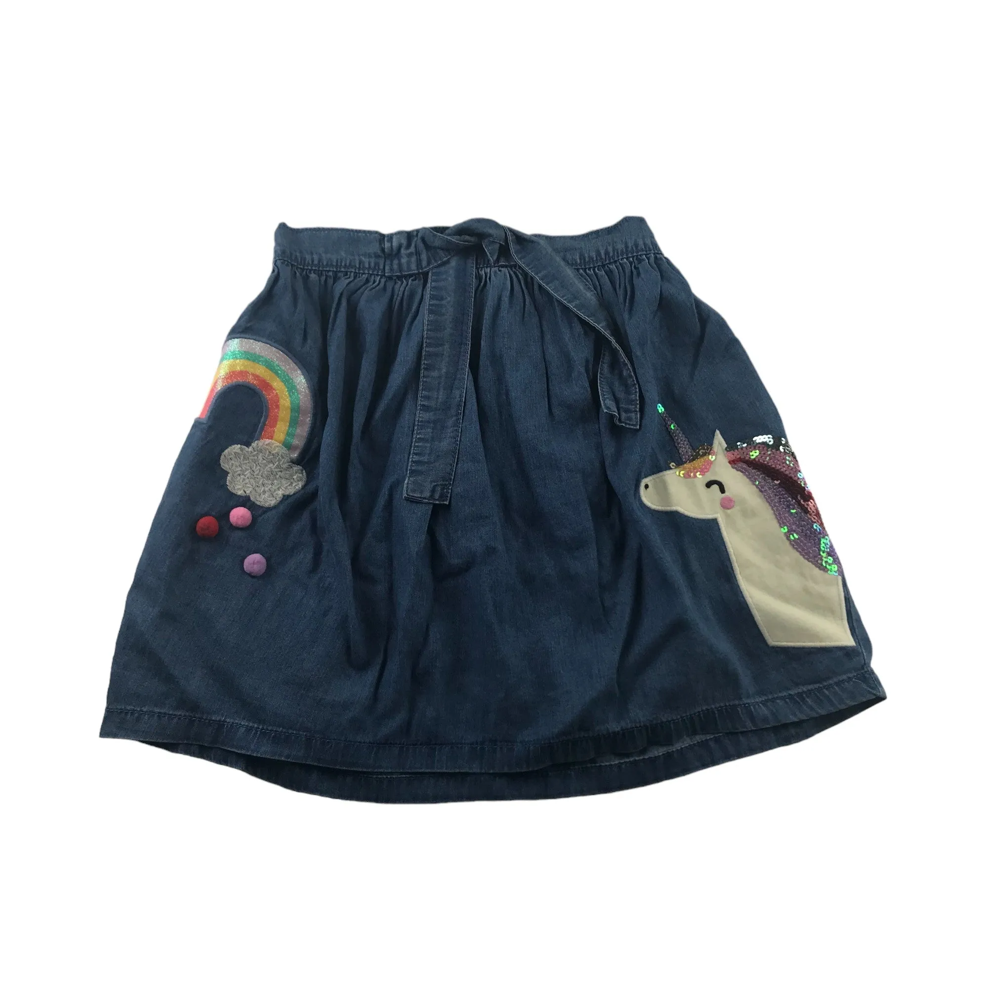 Tu Skirt Age 5 Blue Rainbow Unicorn