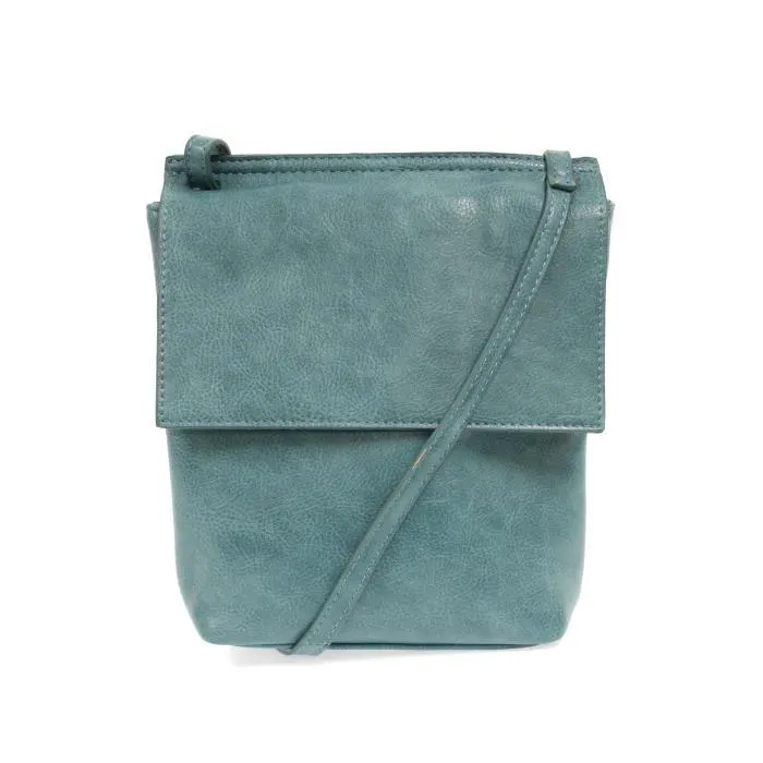 Turq Front Flap Crossbody Bag