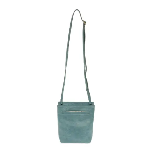 Turq Front Flap Crossbody Bag