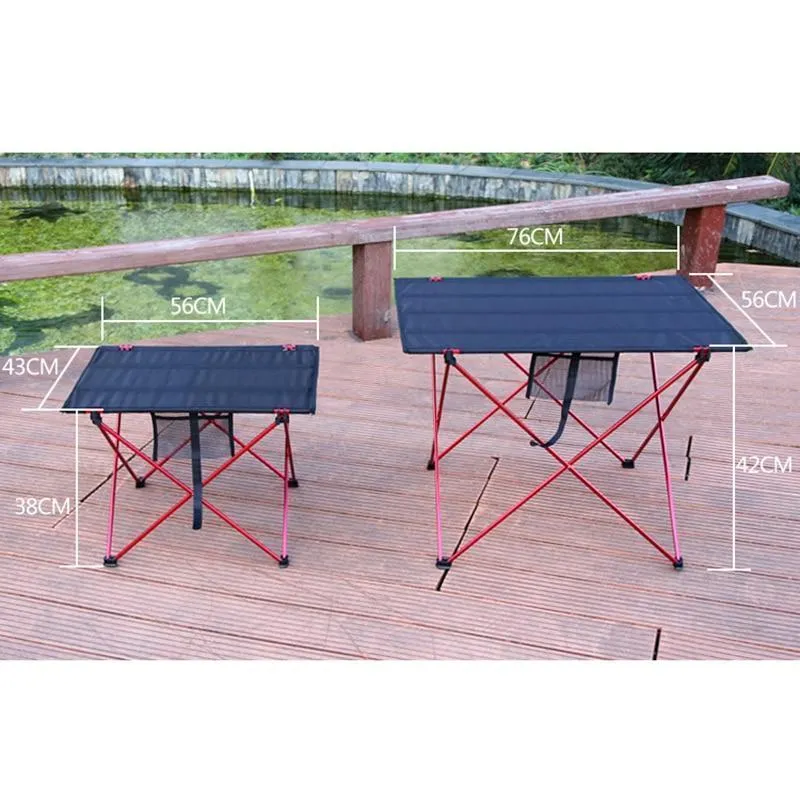 Ultralight Portable Folding Aluminum Camping Table