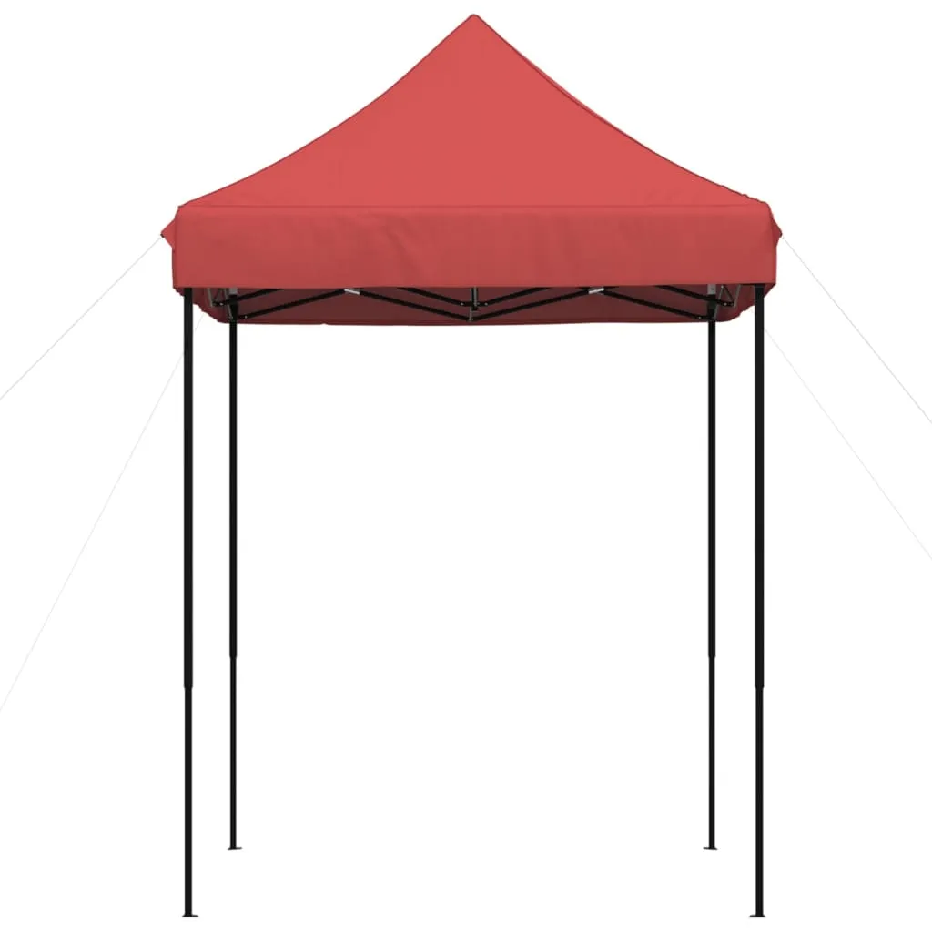 vidaXL Foldable Party Tent Pop-Up Burgundy 200x200x306 cm