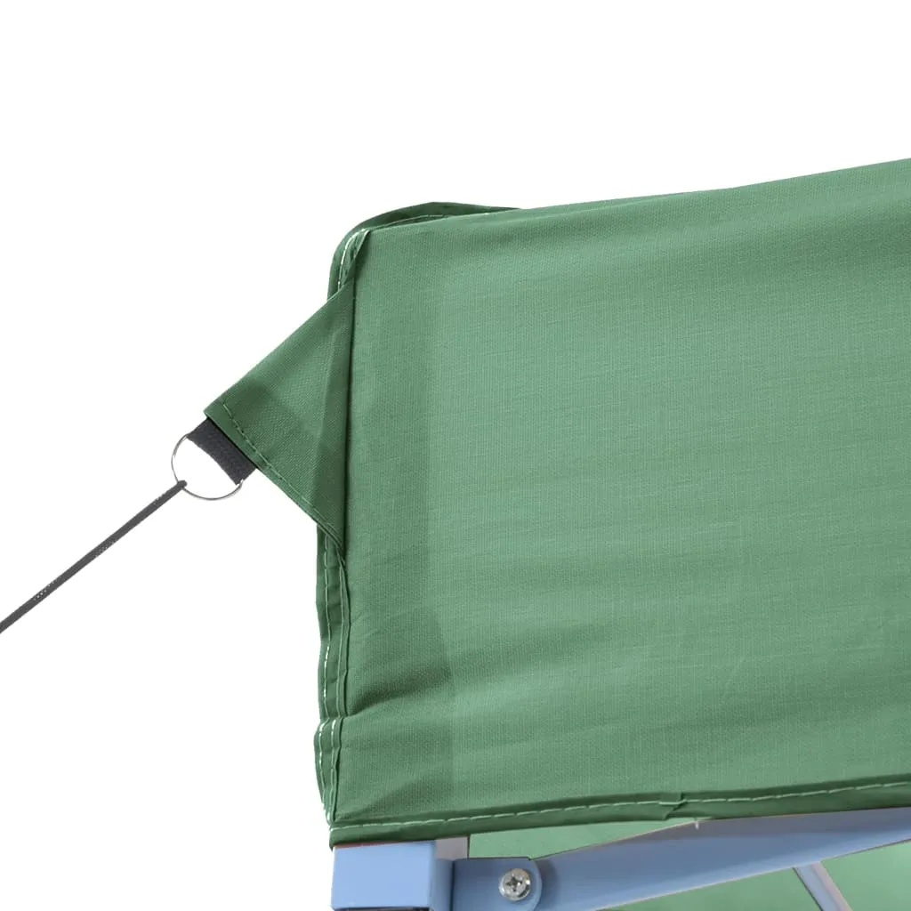 vidaXL Foldable Party Tent Pop-Up Green 410x279x315 cm