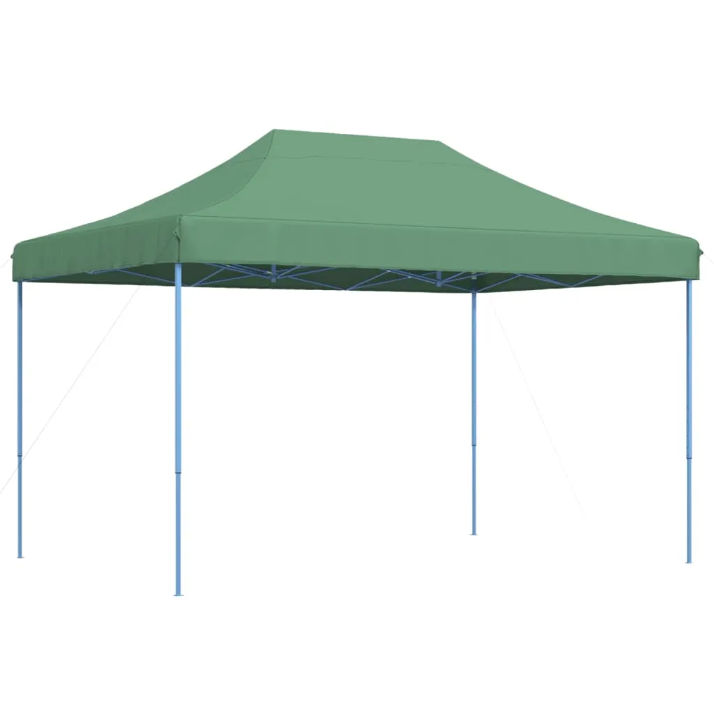 vidaXL Foldable Party Tent Pop-Up Green 410x279x315 cm