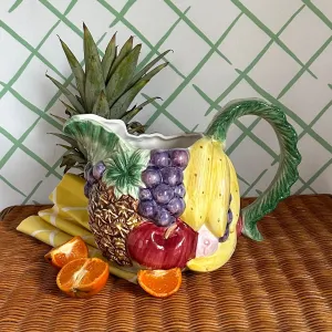 Vintage Ceramic Fruit Pitcher