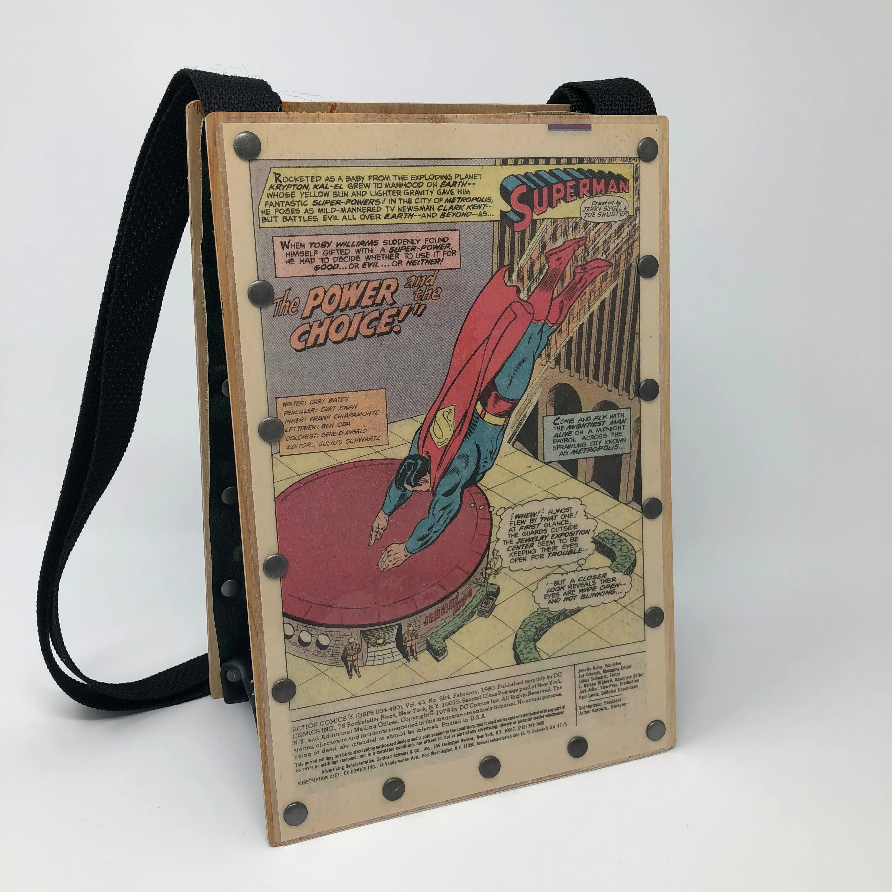 Vintage Comic Book Purse - Superman 1980