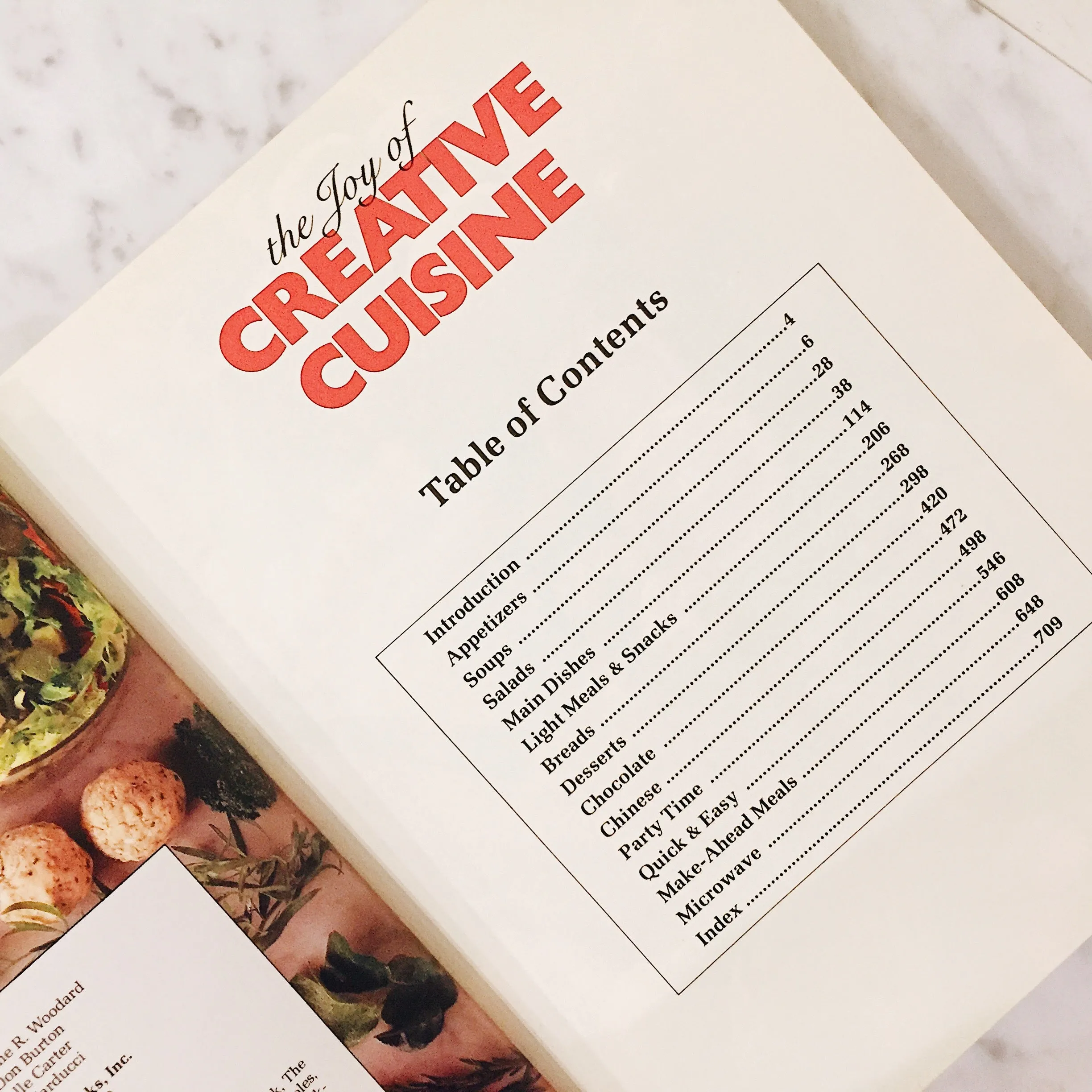 Vintage Cookbook: The Joy of Creative Cuisine