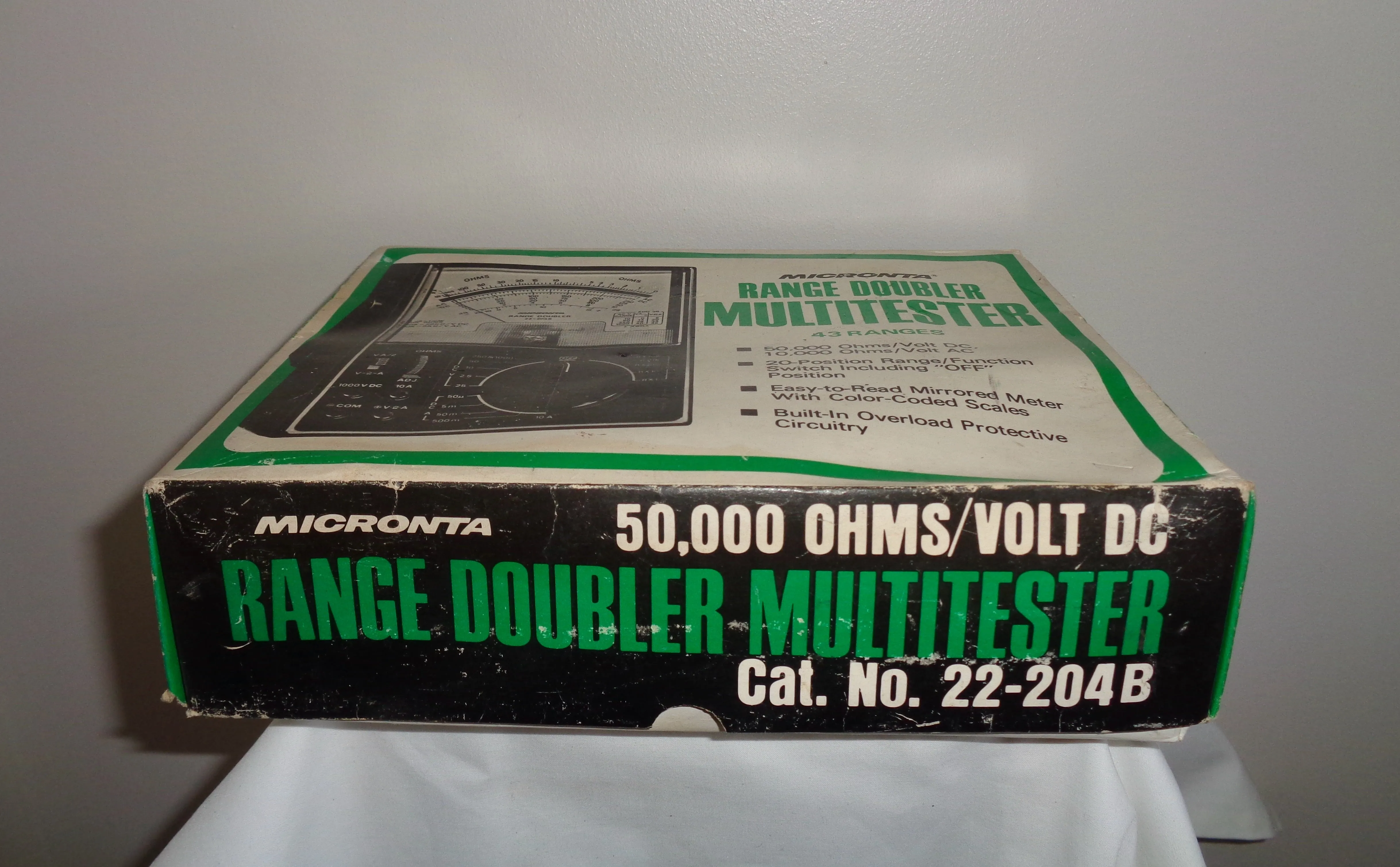 Vintage Micronta Tandy Range Doubler 50K Ohms Multitester 22-204B