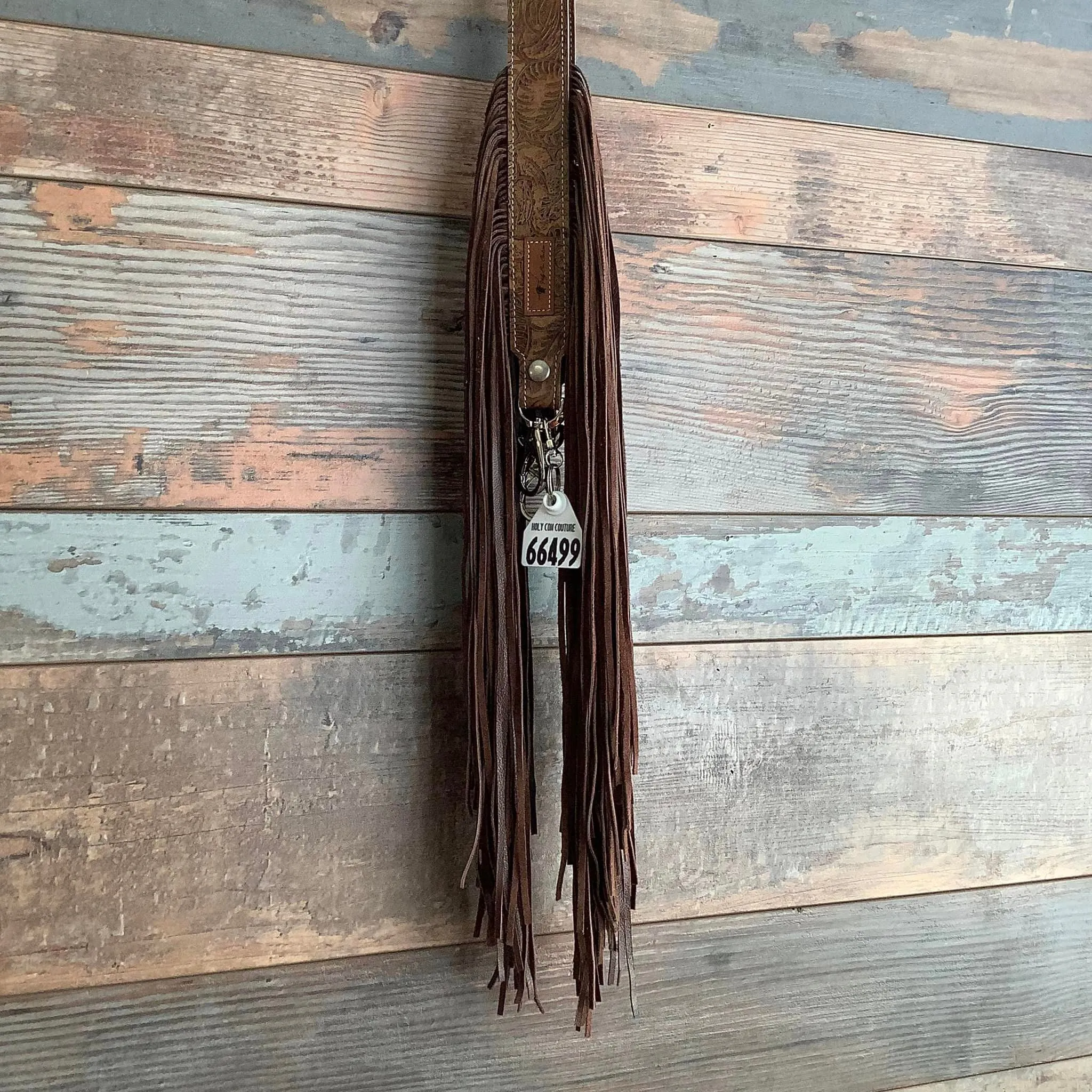 Western Mini Leather Fringe Strap 36" #66499