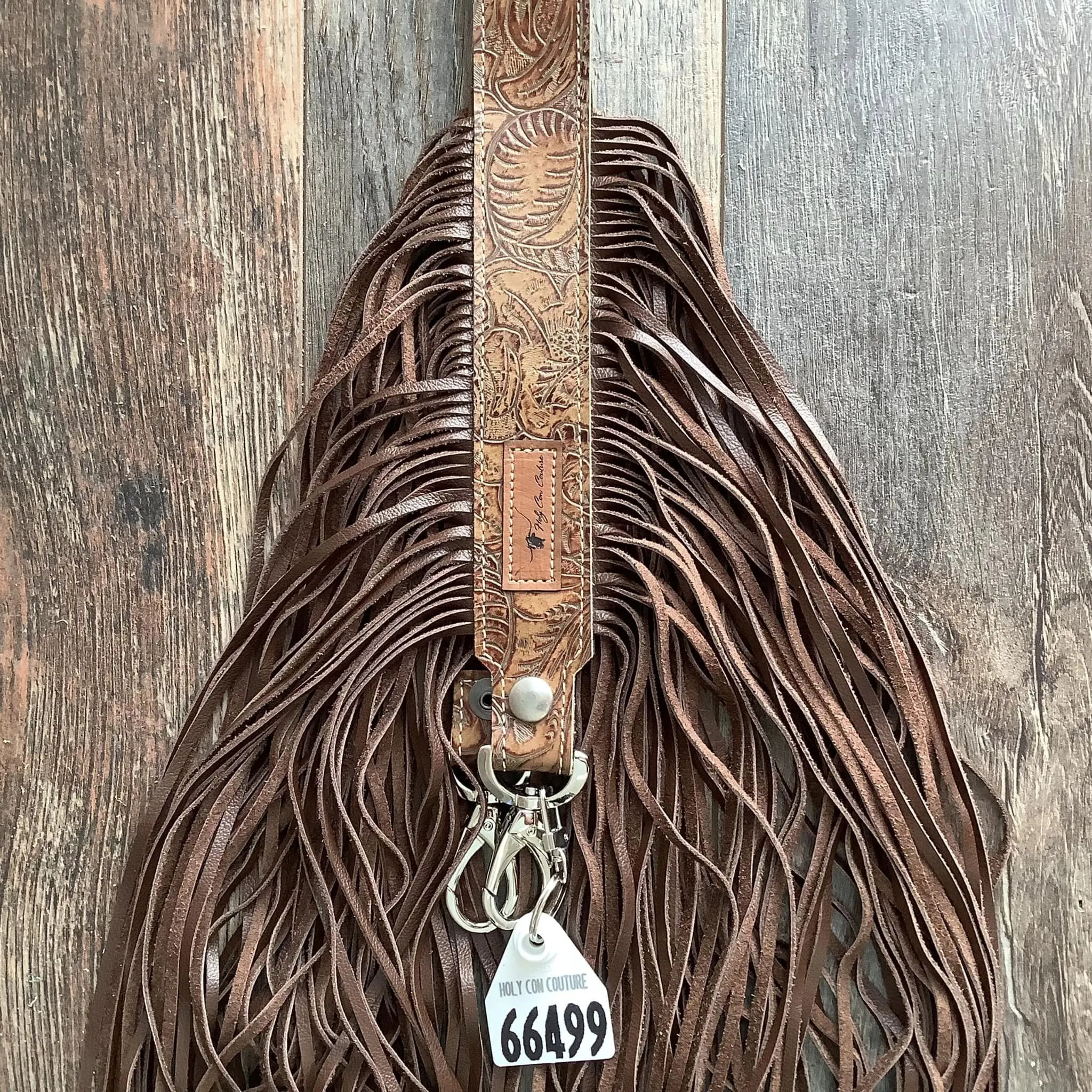 Western Mini Leather Fringe Strap 36" #66499