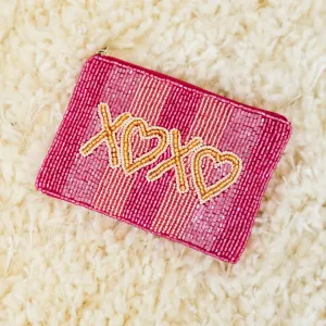 XOXO Coin Purse, Pink