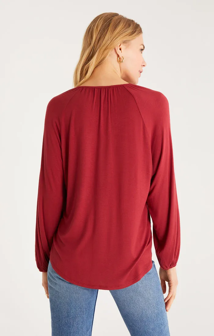 Z Supply Niki Sleek Jersey Top