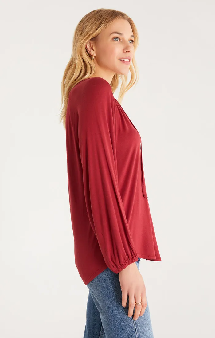 Z Supply Niki Sleek Jersey Top